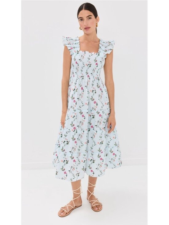 Hill House Dresses & Skirts - Hill House Home Blue Pond Floral Ellie Nap Dress